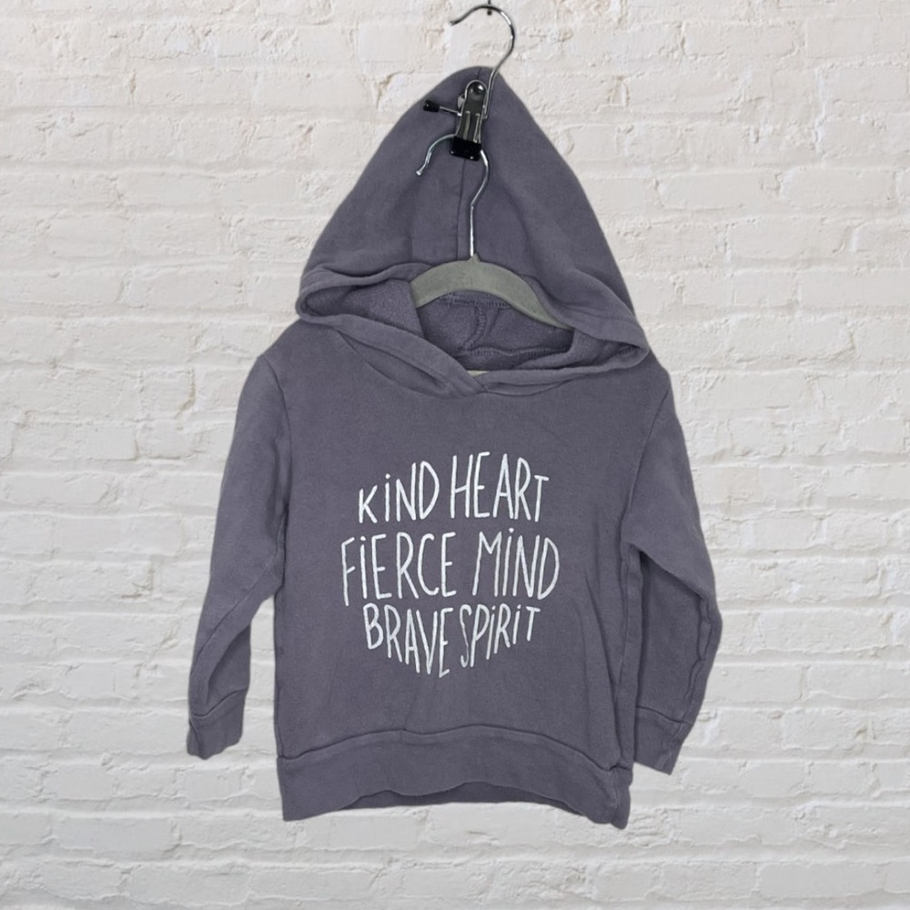 Mini Mioche 'Kind Heart Fierce Mind Brave Spirit' Hoodie